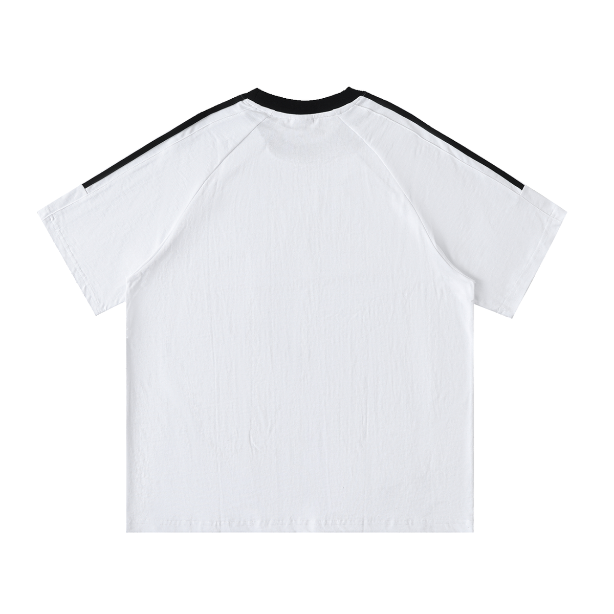 Skill School HQ Padel Club Contrast Tape Crewneck Tee - White