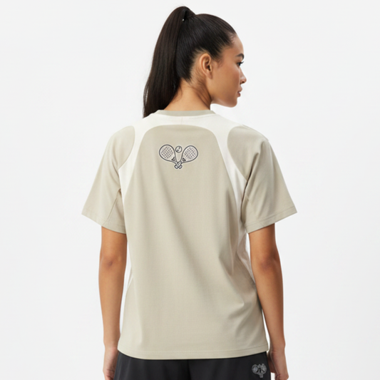 Skill School HQ Padel Club Contrast Panel Tee