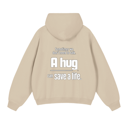 Resolute Minds Heavyweight Hoodie in Apricot