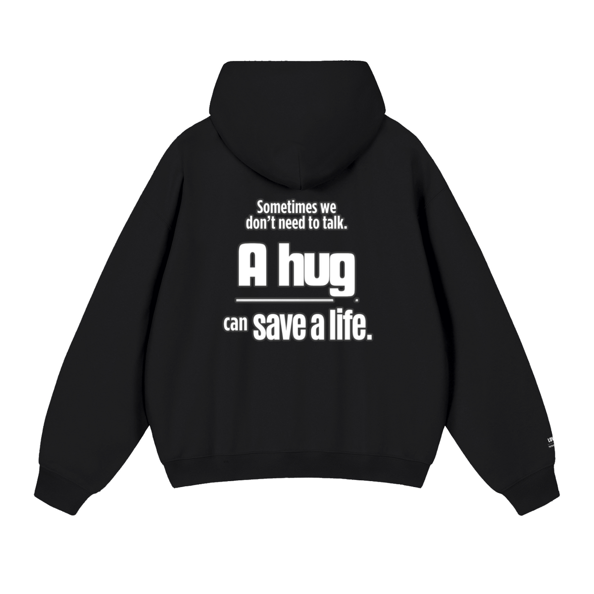 Resolute Minds Heavyweight Hoodie in Black
