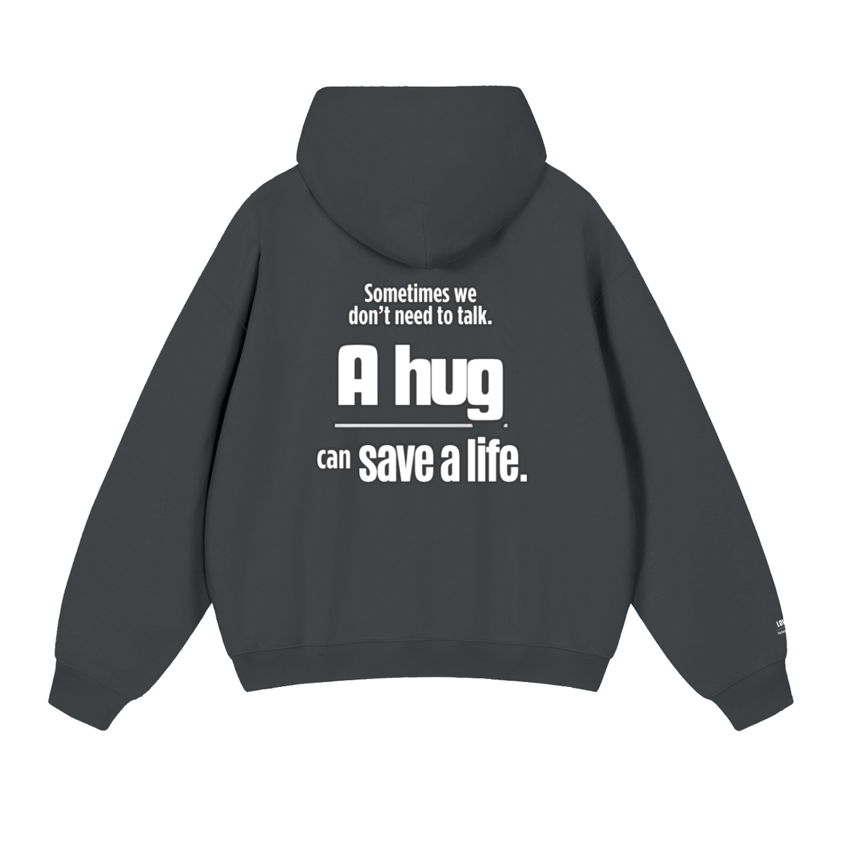 Resolute Minds Heavyweight Hoodie in Dark Grey