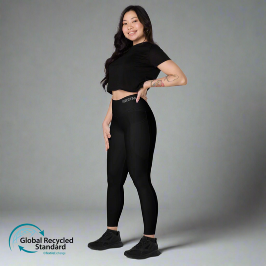 LOVEGYM Recycled Leggings with Pockets in Black