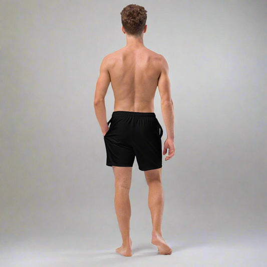 LOVEGYM Recycled Swim Shorts in Black