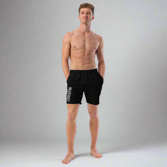 LOVEGYM Recycled Swim Shorts in Black