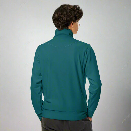 Green LOVEGYM Unisex track jacket