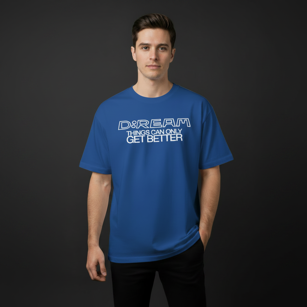 D:REAM Royal Blue Tee — Square Product Photo