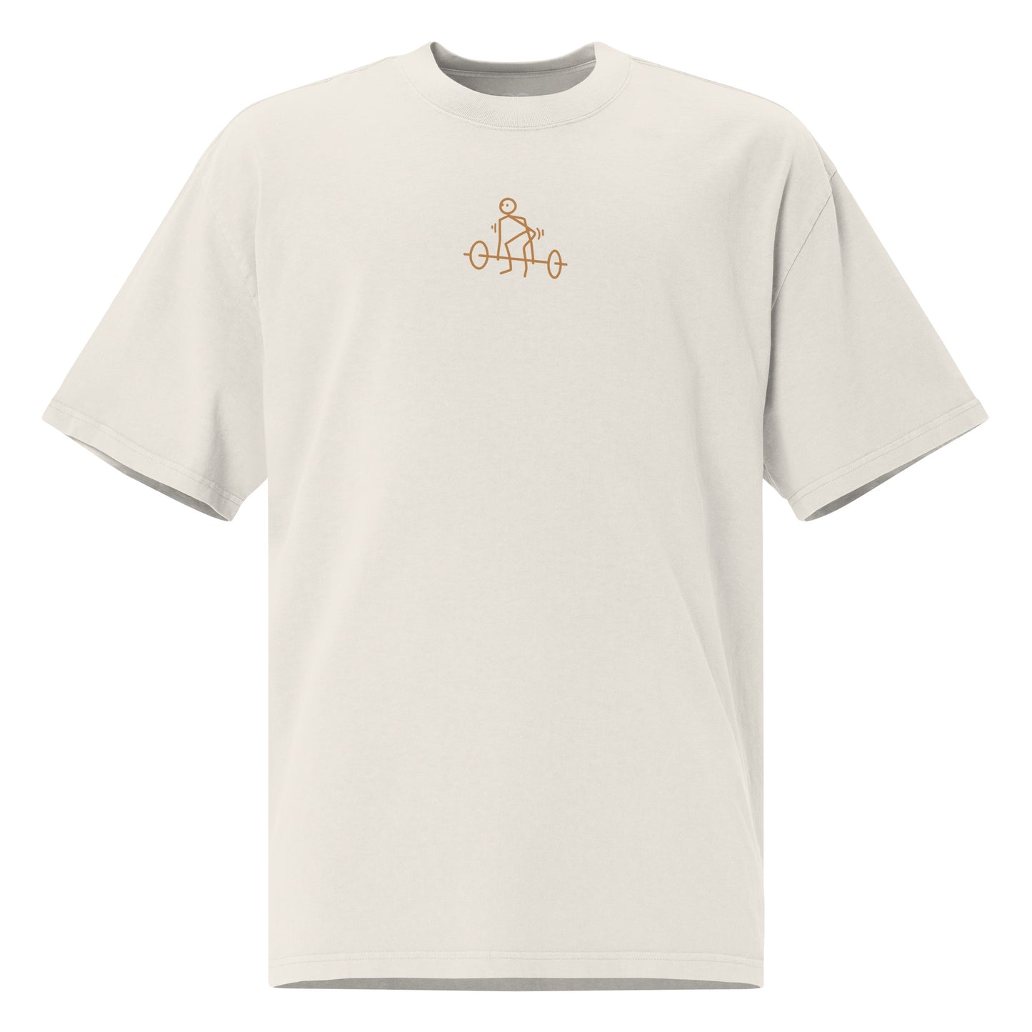 LOVEGYM Oversized T-Shirt in Faded Bone