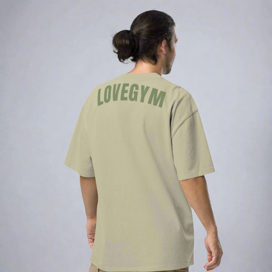 LOVEGYM Oversized T-Shirt in Faded Eucalyptus