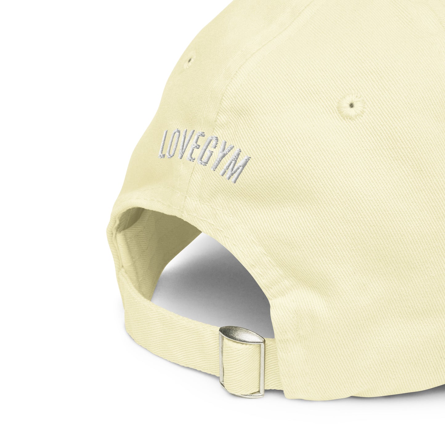 LOVEGYM Pastel Yellow Baseball Cap