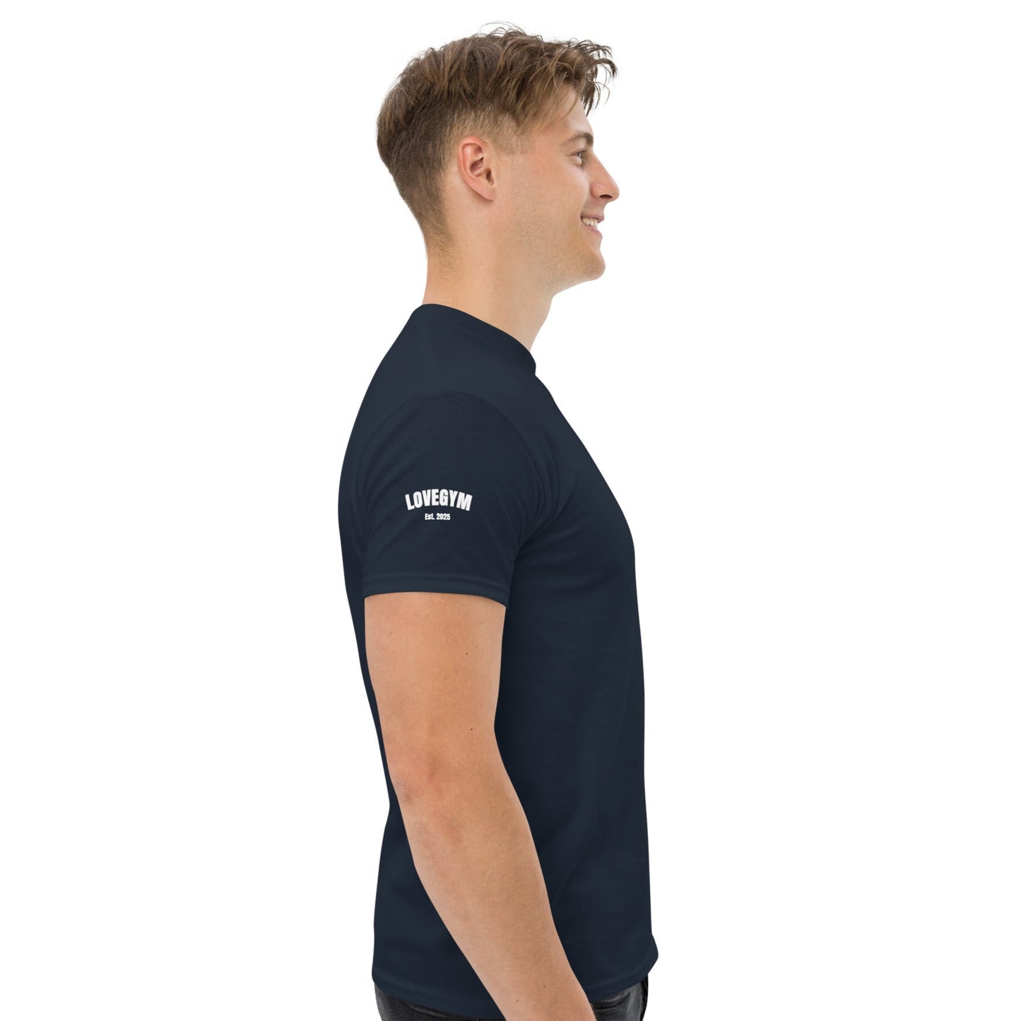 LOVEGYM Unisex Classic Tee in Navy