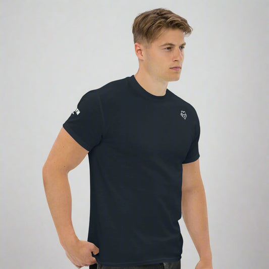 LOVEGYM Unisex Classic Tee in Navy