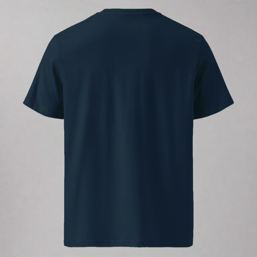 LOVEGYM Bold Organic Tee in Navy