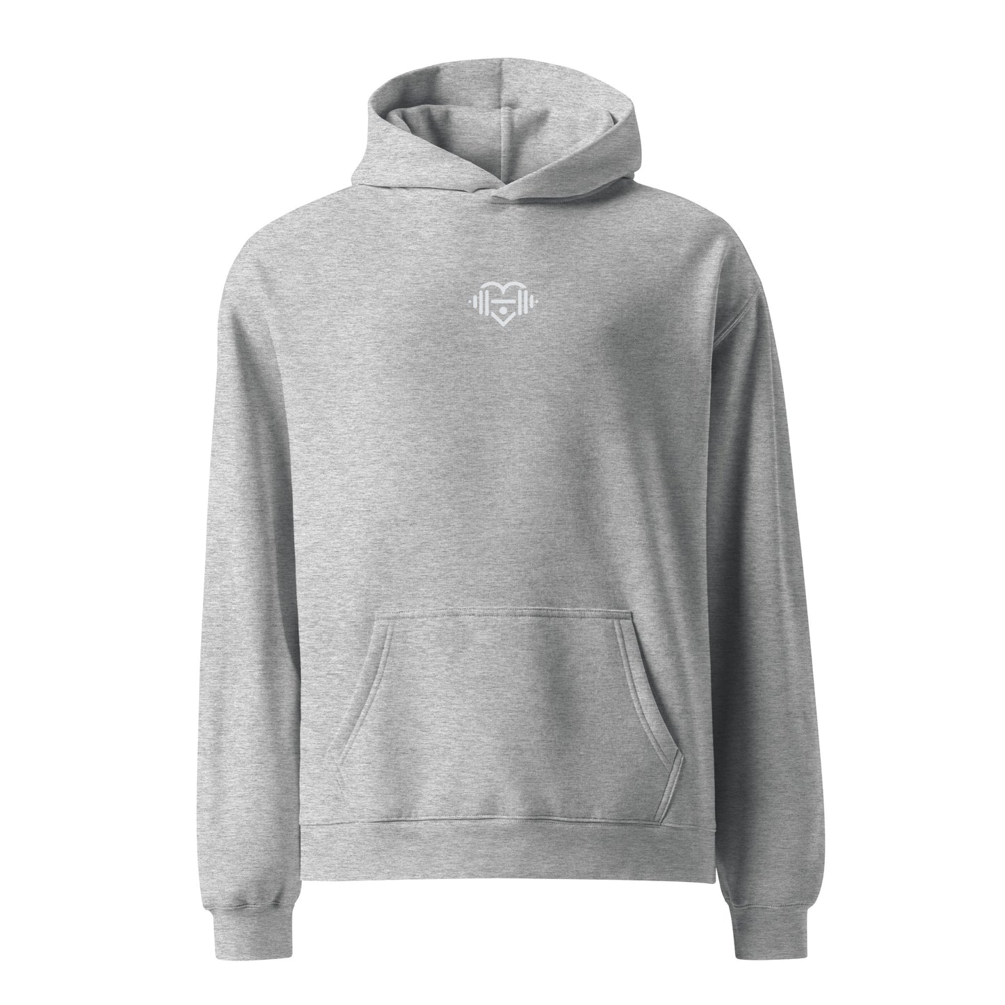LOVEGYM Unisex Oversized Hoodie in Athletic Grey