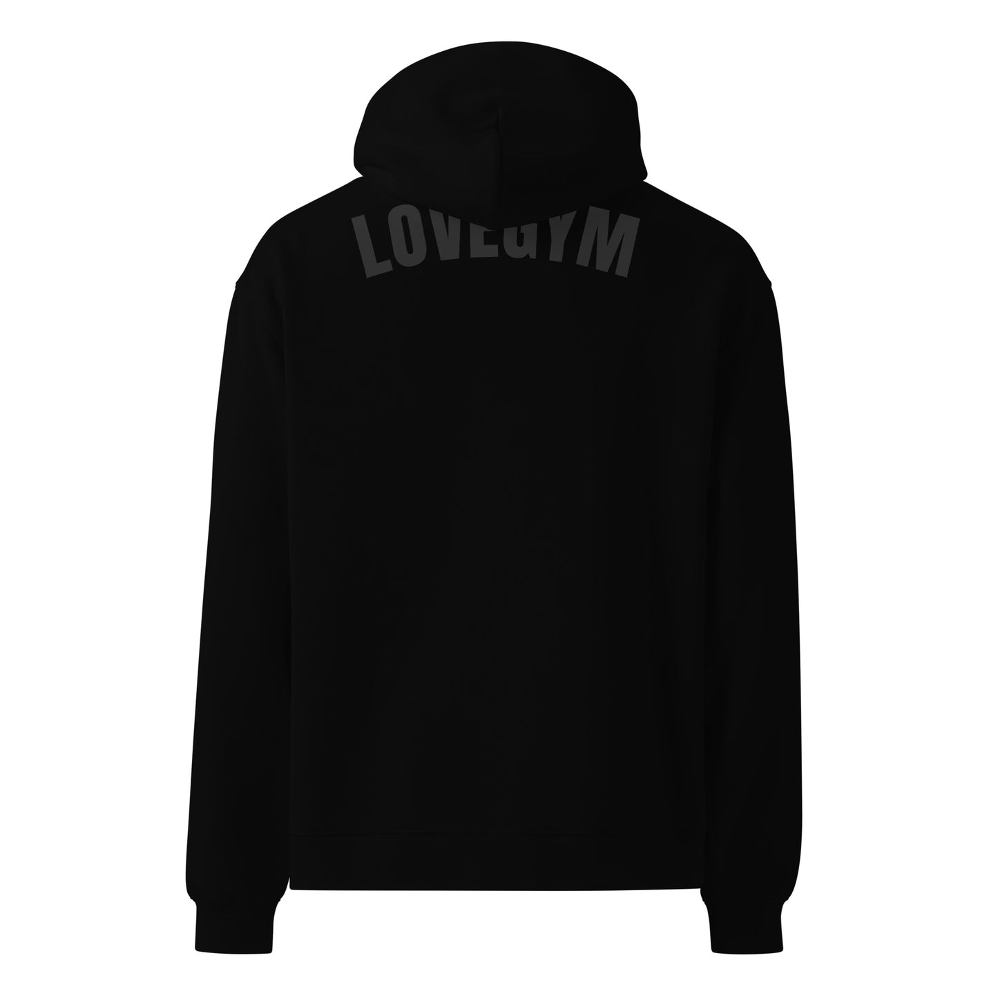 LOVEGYM Unisex Oversized Hoodie in Black