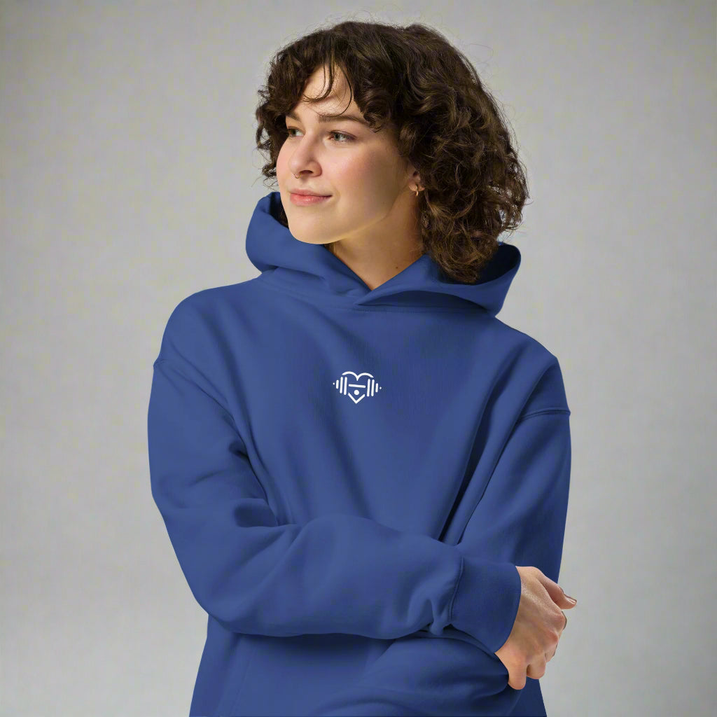 LOVEGYM Unisex Oversized Hoodie in Cobalt Blue