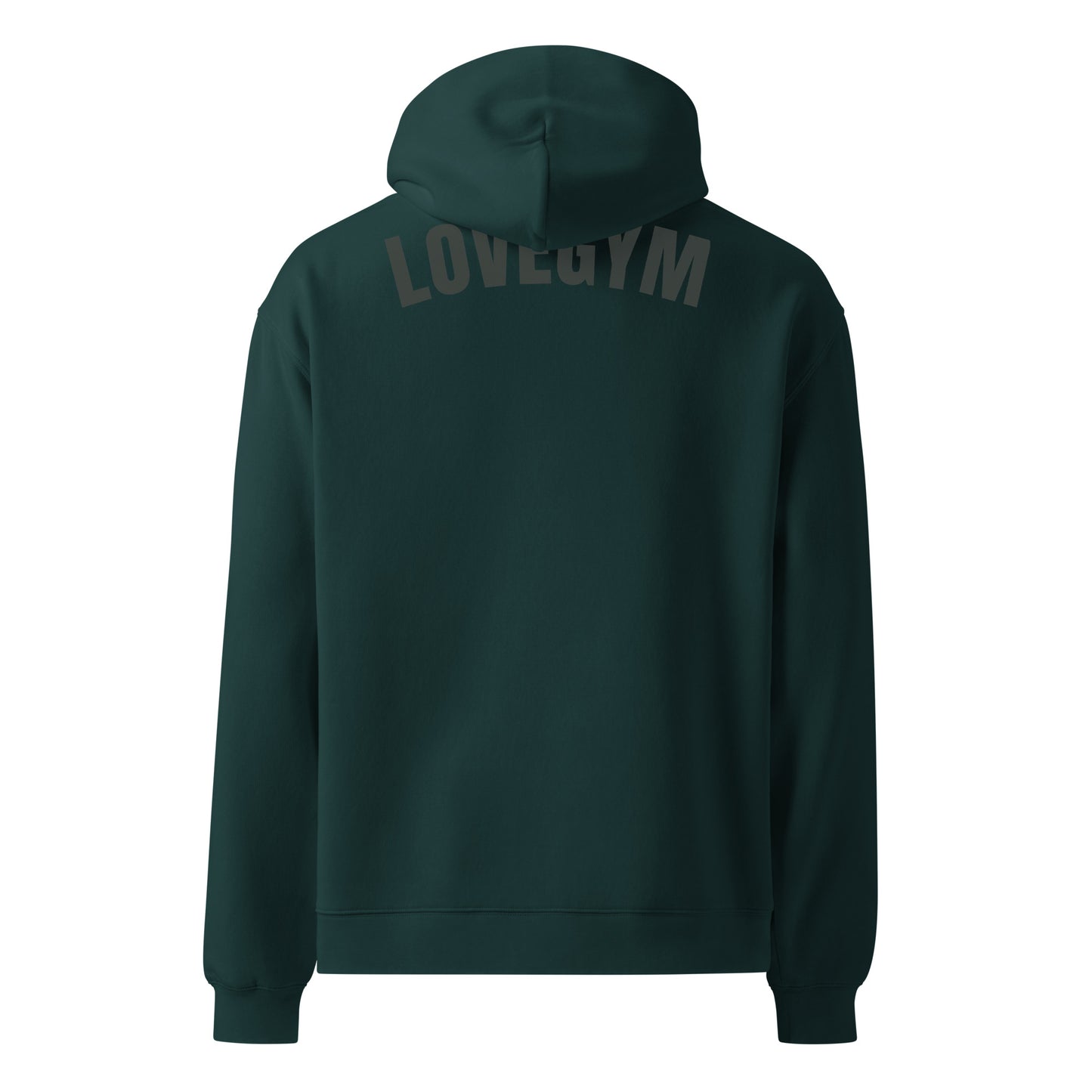 LOVEGYM Unisex Oversized Hoodie in Pine Green
