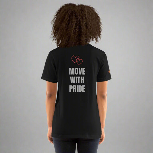 LOVEGYM Unisex T-shirt in Black– Pride Edit 🏳️🌈