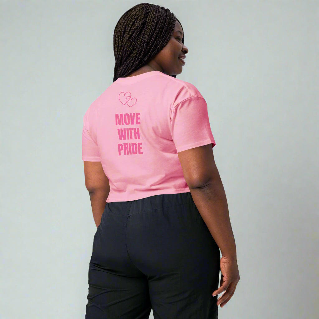 LOVEGYM Crop Top in Bubblegum– Pride Edit 🏳️🌈