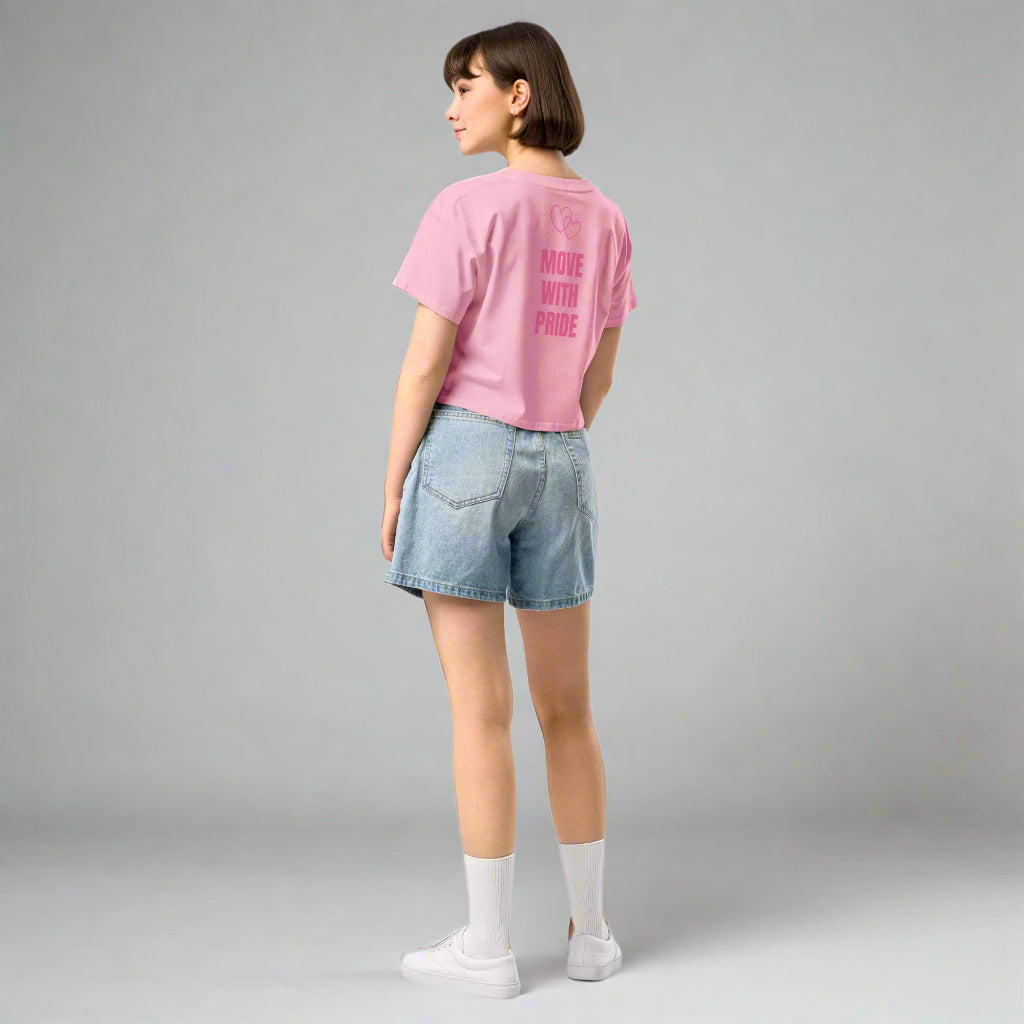 LOVEGYM Crop Top in Bubblegum– Pride Edit 🏳️🌈