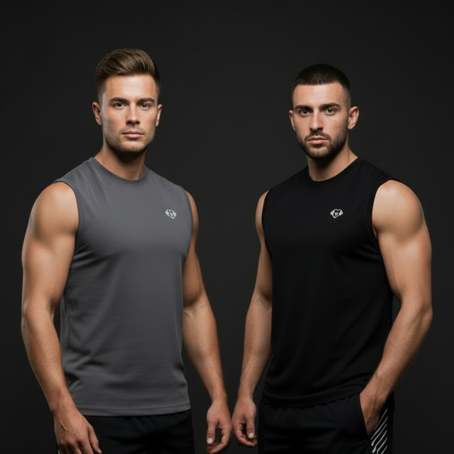 LOVEGYM Recycled Unisex Basketball Jersey in Grey