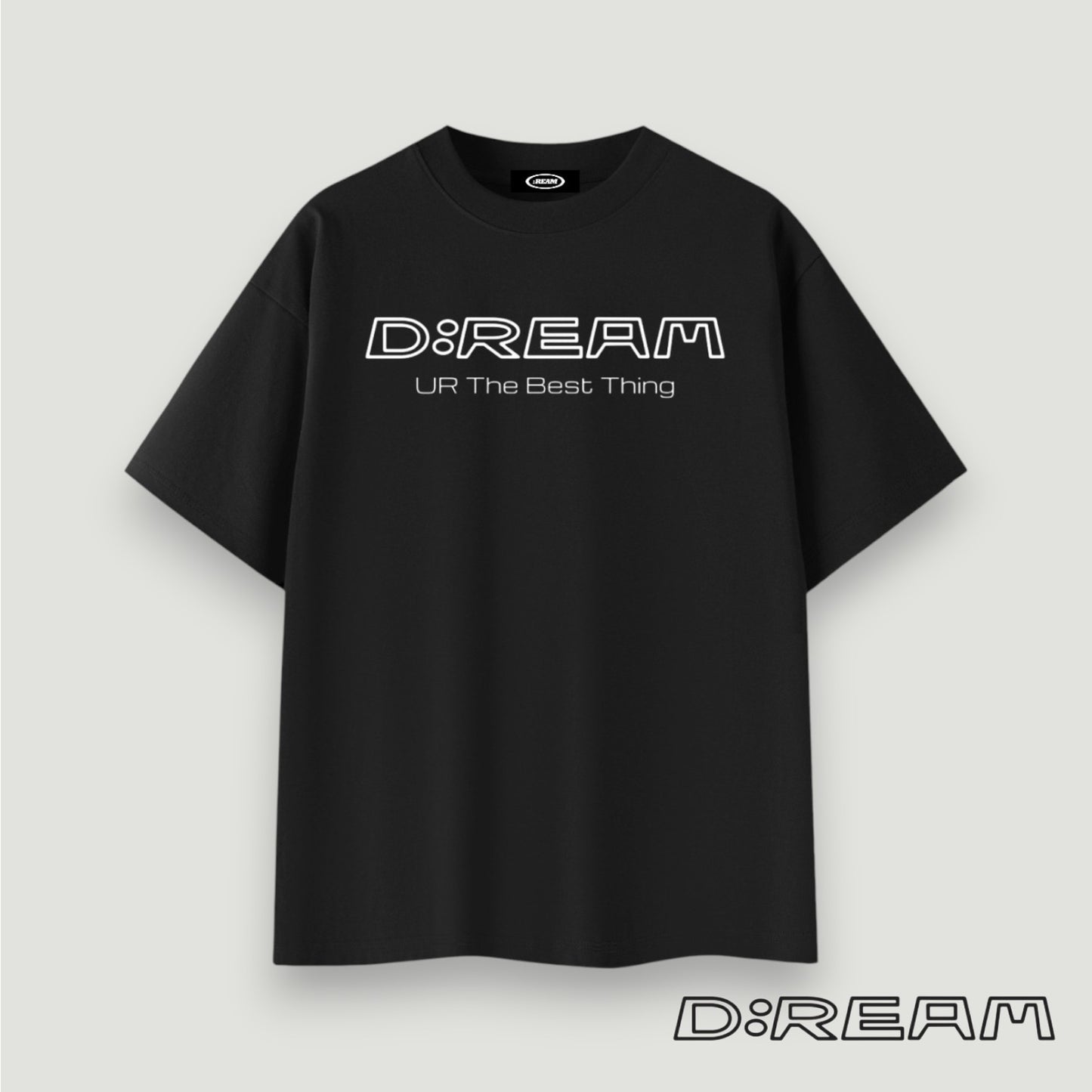 "UR The Best Thing" D:REAM Cotton Tee - Navy Blue or Black