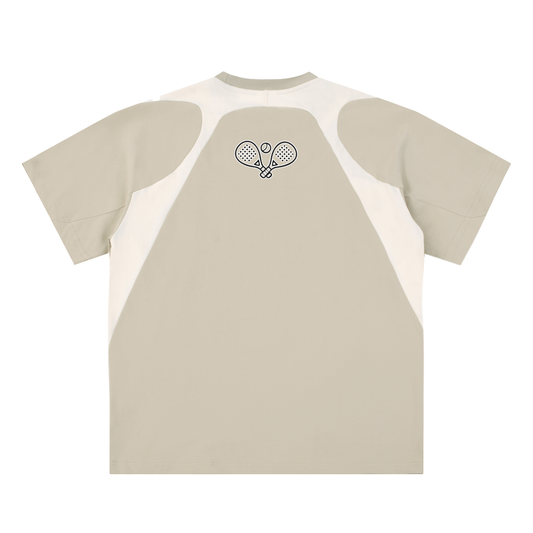 Skill School HQ Padel Club Unisex Contrast Panel Tee