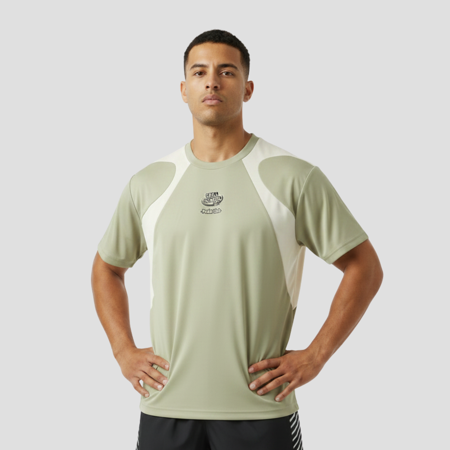 Skill School HQ Padel Club Contrast Panel Tee