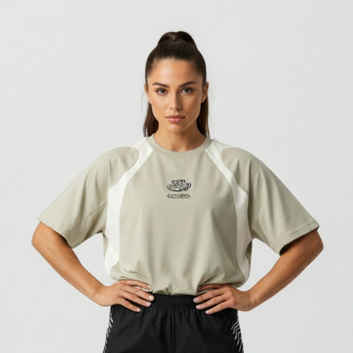 Skill School HQ Padel Club Contrast Panel Tee