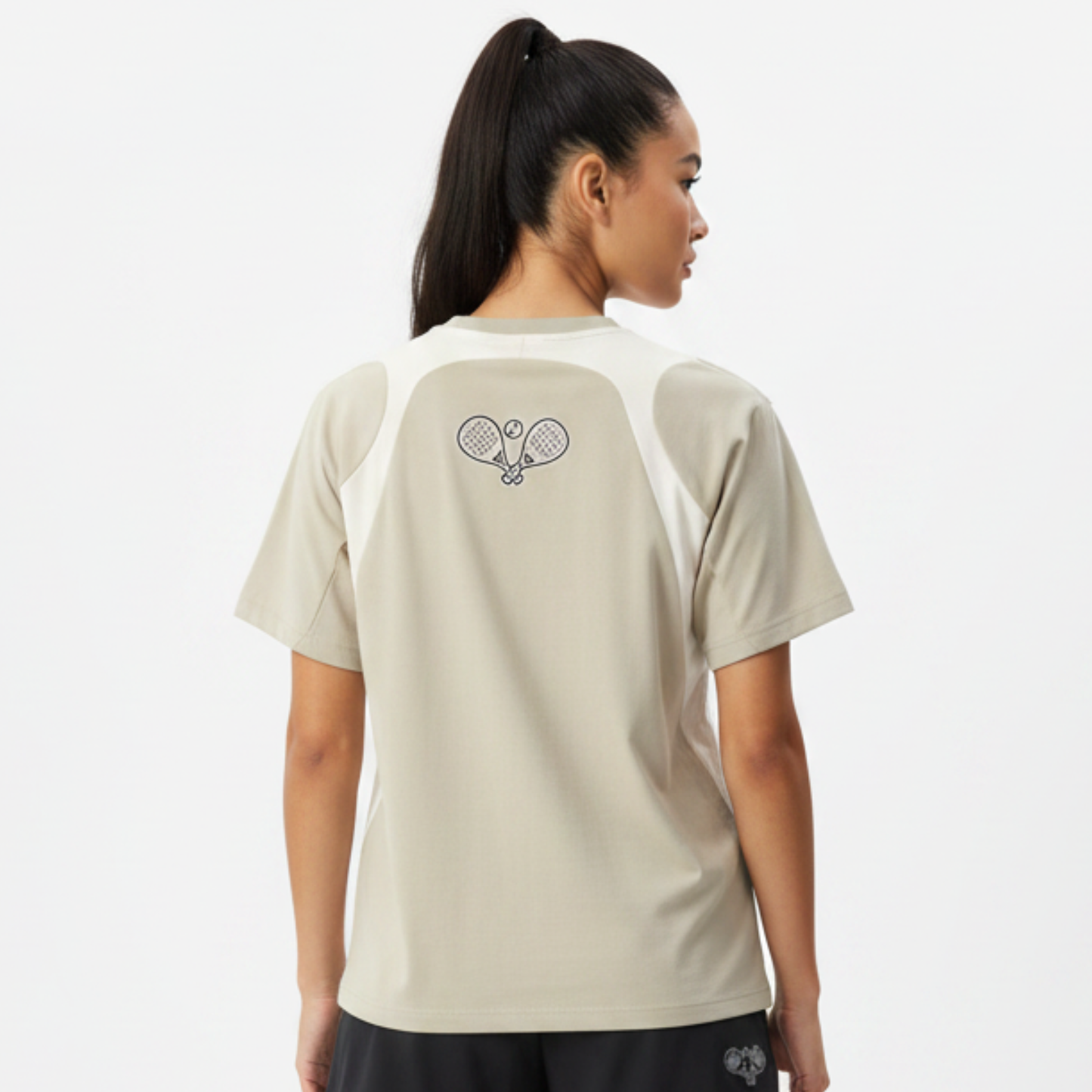 Skill School HQ Padel Club Contrast Panel Tee