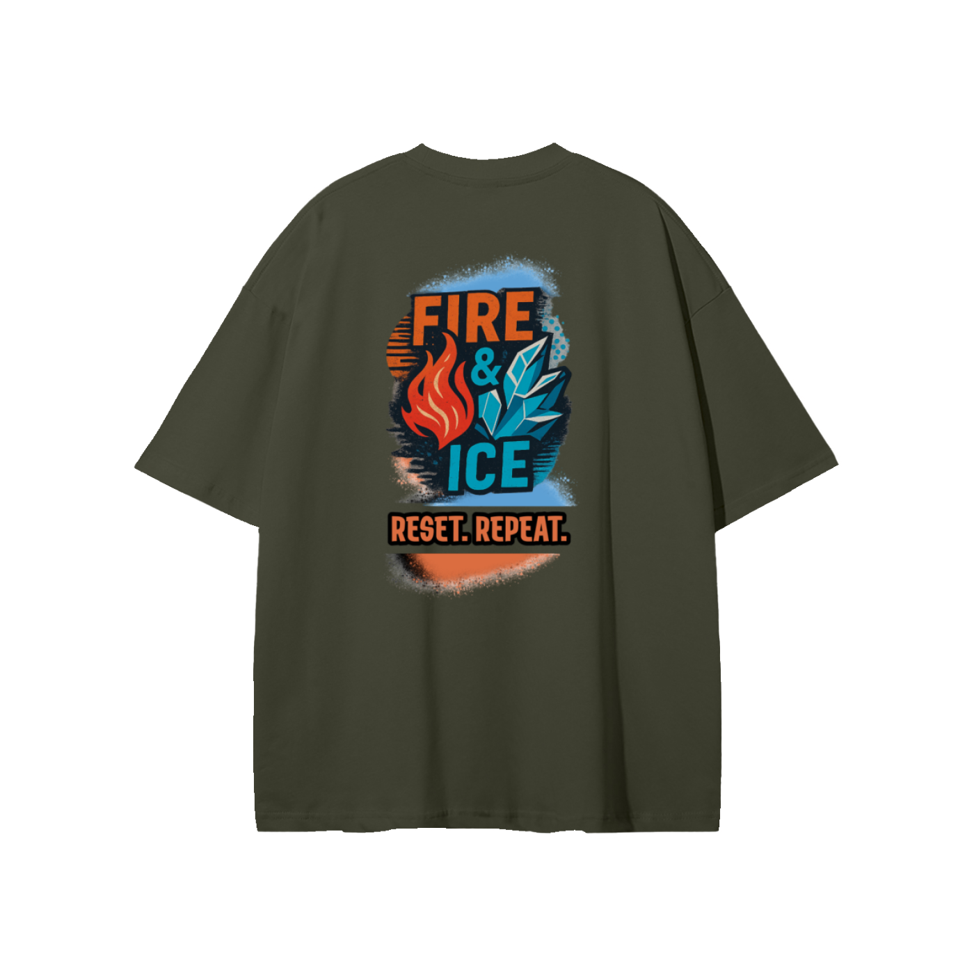 Fire & Ice Unisex Pure Cotton T-Shirt