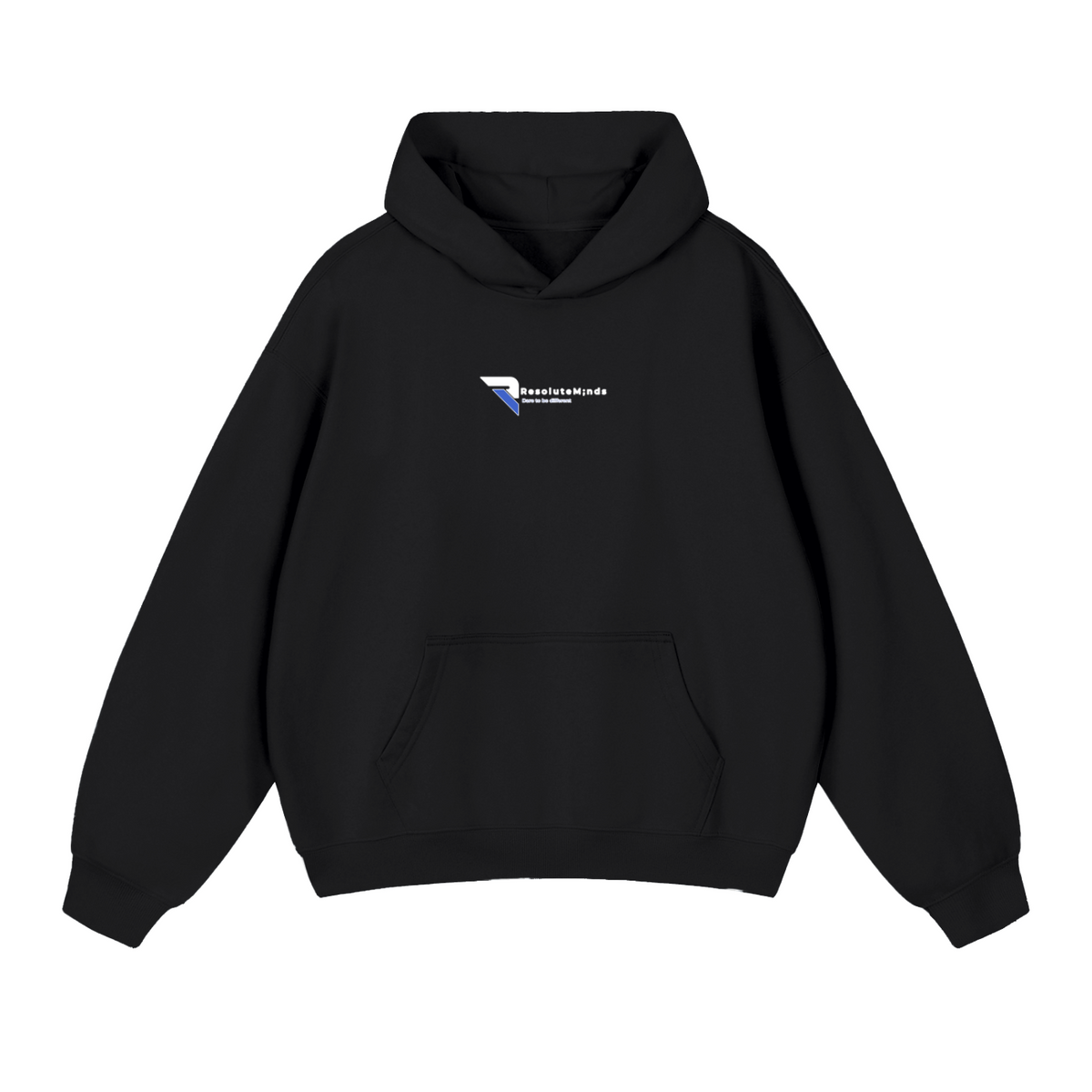 Resolute Minds Heavyweight Hoodie in Black