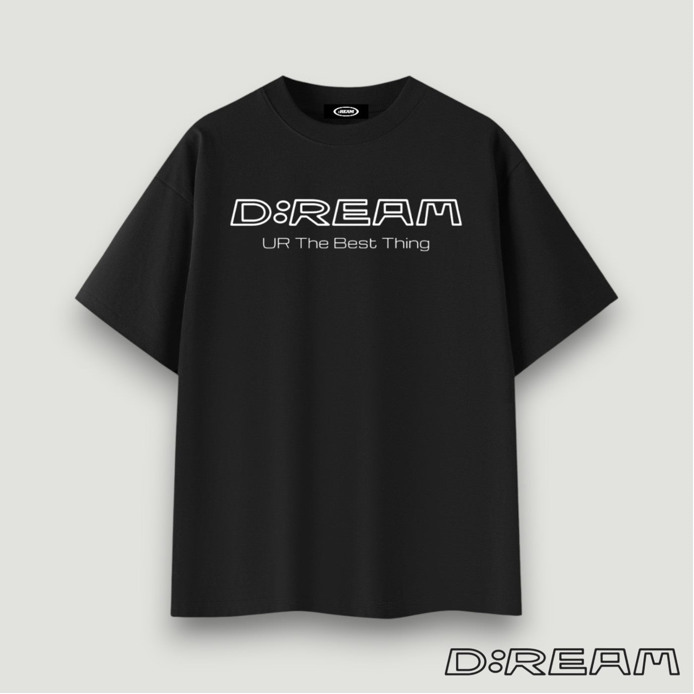 "UR The Best Thing" D:REAM Cotton Tee - Black