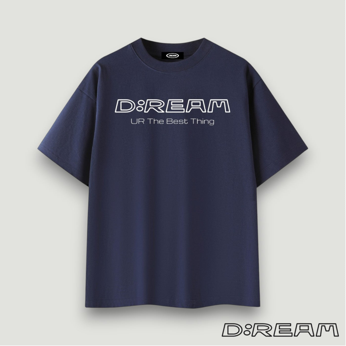 "UR The Best Thing" D:REAM Cotton Tee - Navy