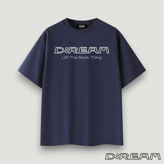 "UR The Best Thing" D:REAM Cotton Tee - Navy