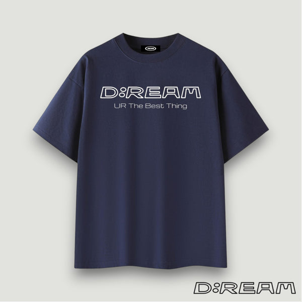 "UR The Best Thing" D:REAM Cotton Tee - Navy