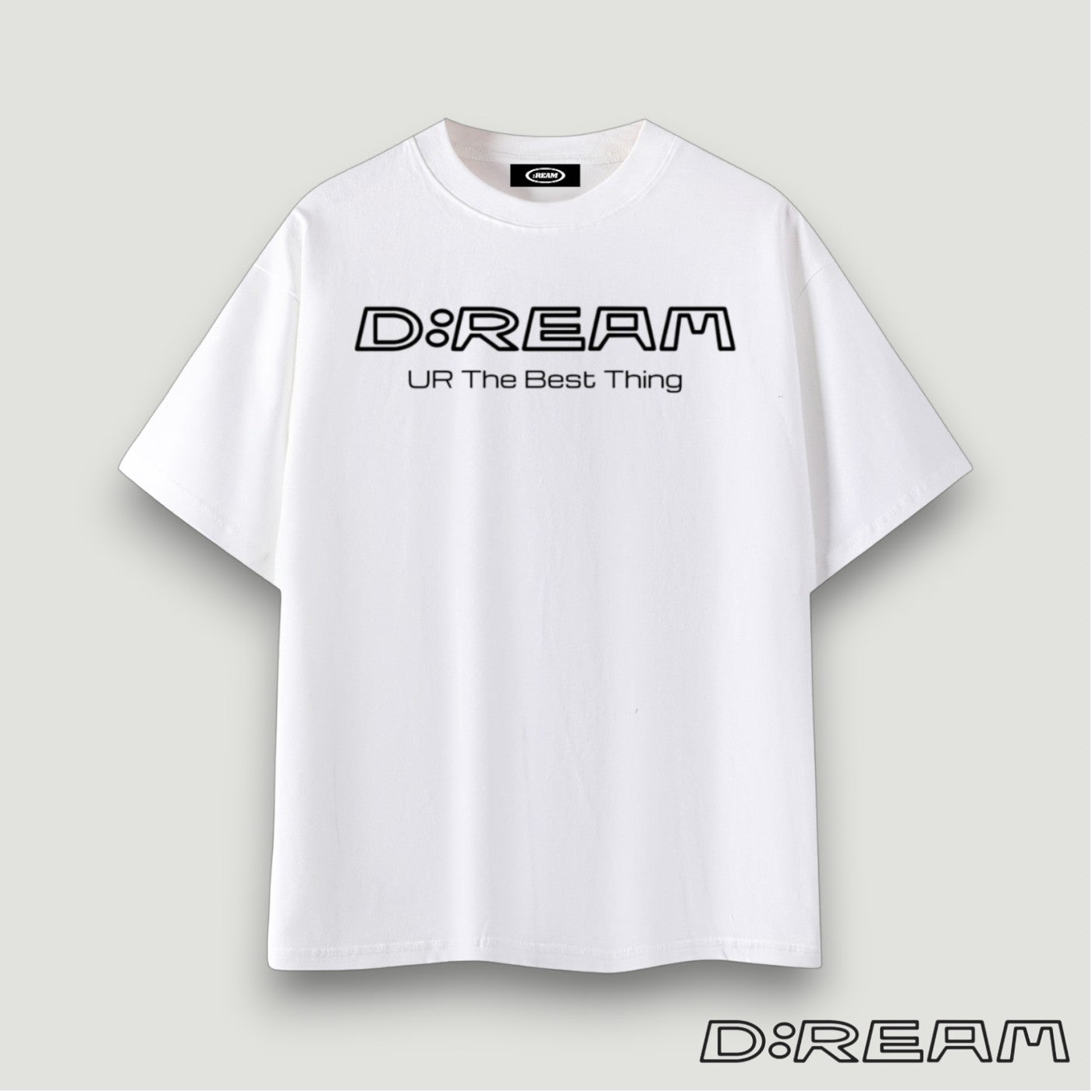 "UR The Best Thing" D:REAM Cotton Tee - White
