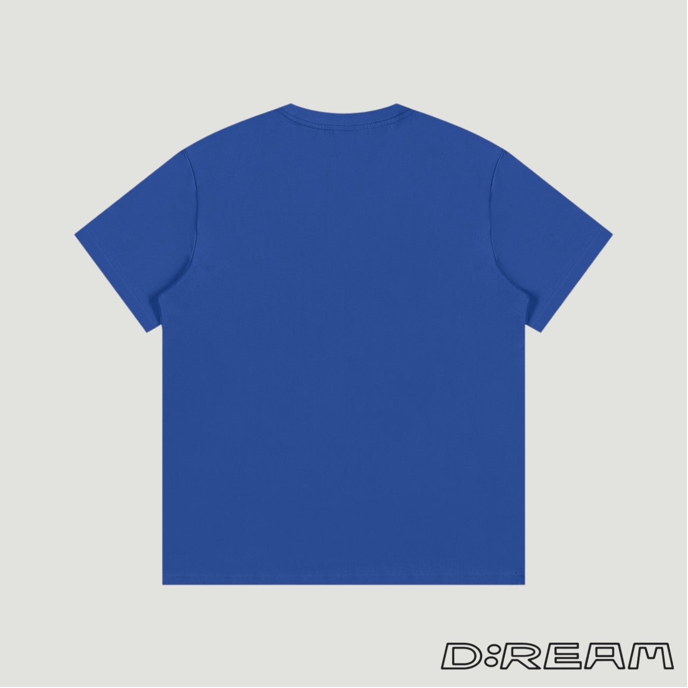 "Things Can Only Get Better" D:REAM Cotton Tee - Colourful Blue