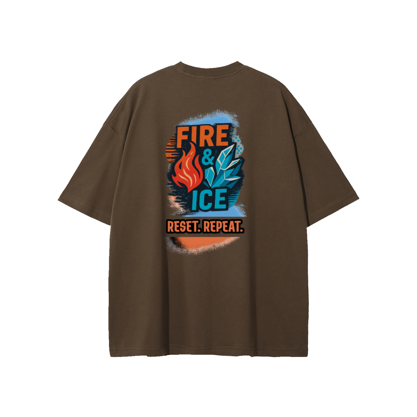 Fire & Ice Unisex Pure Cotton T-Shirt