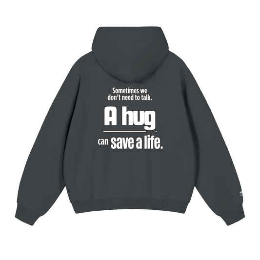 Resolute Minds Heavyweight Hoodie in Dark Grey