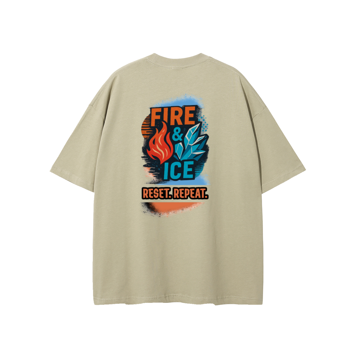 Fire & Ice Unisex Pure Cotton T-Shirt