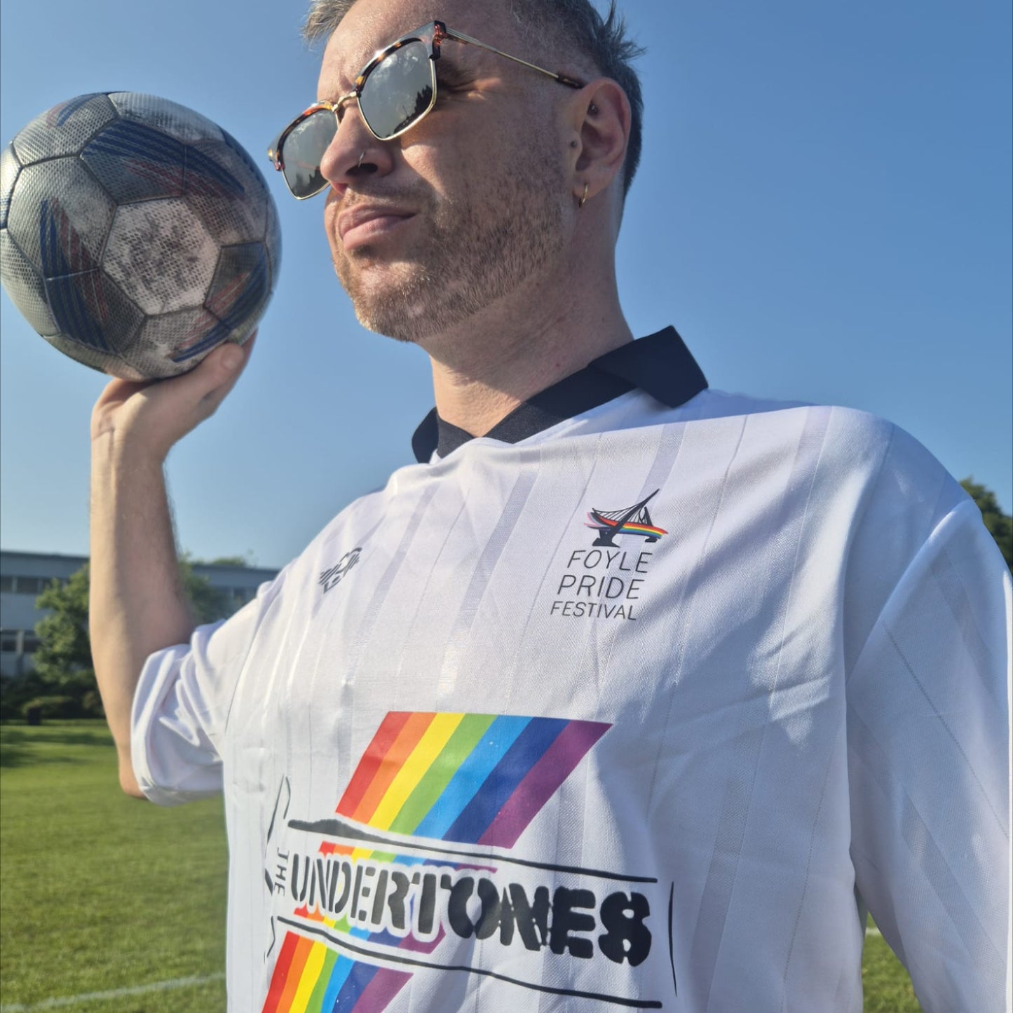 Football v Homophobia, Biphobia, Transphobia Boxy Soccer Jersey