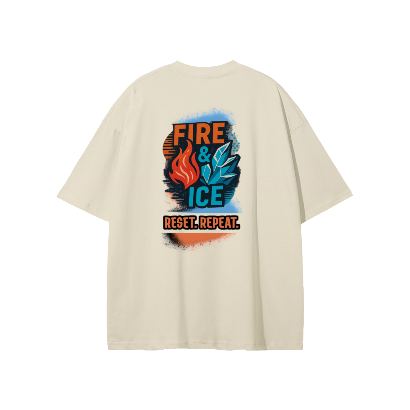Fire & Ice Unisex Pure Cotton T-Shirt