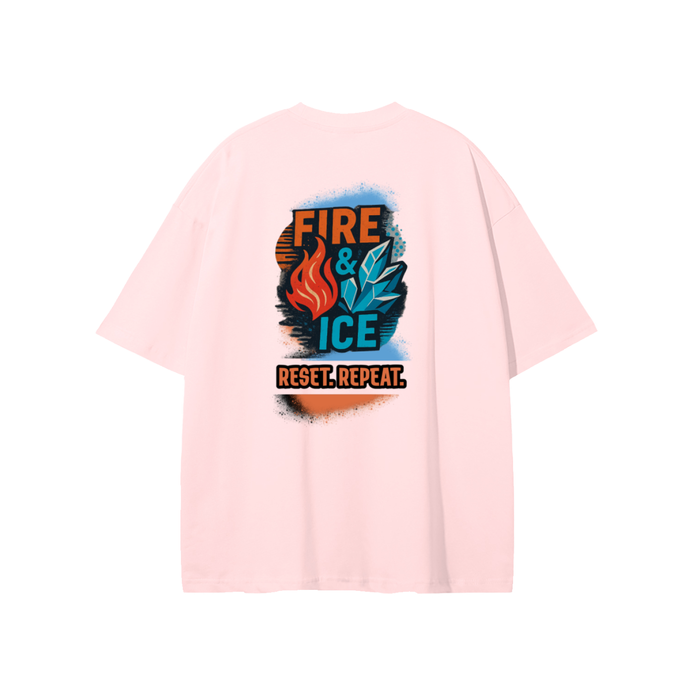 Fire & Ice Unisex Pure Cotton T-Shirt
