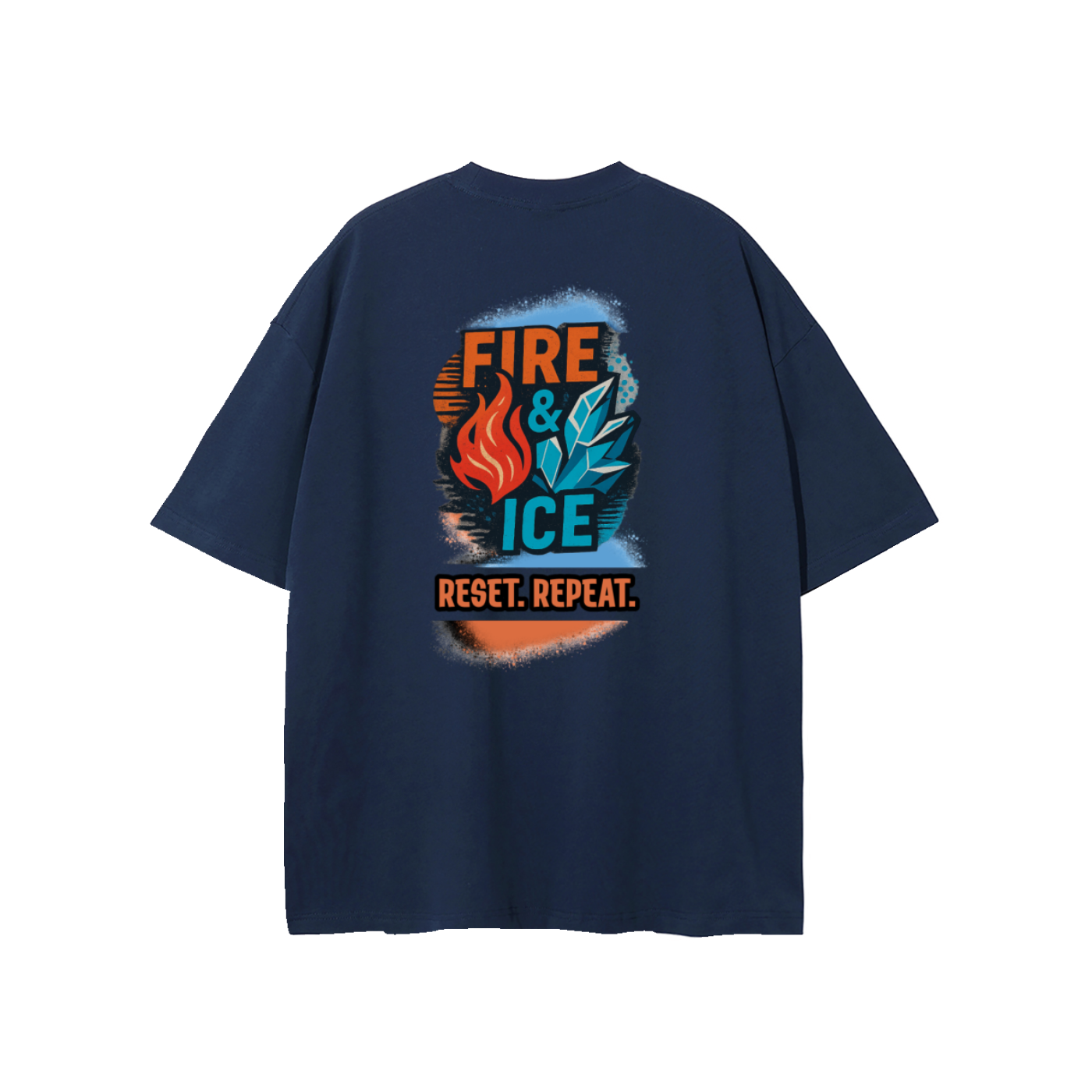 Fire & Ice Unisex Pure Cotton T-Shirt