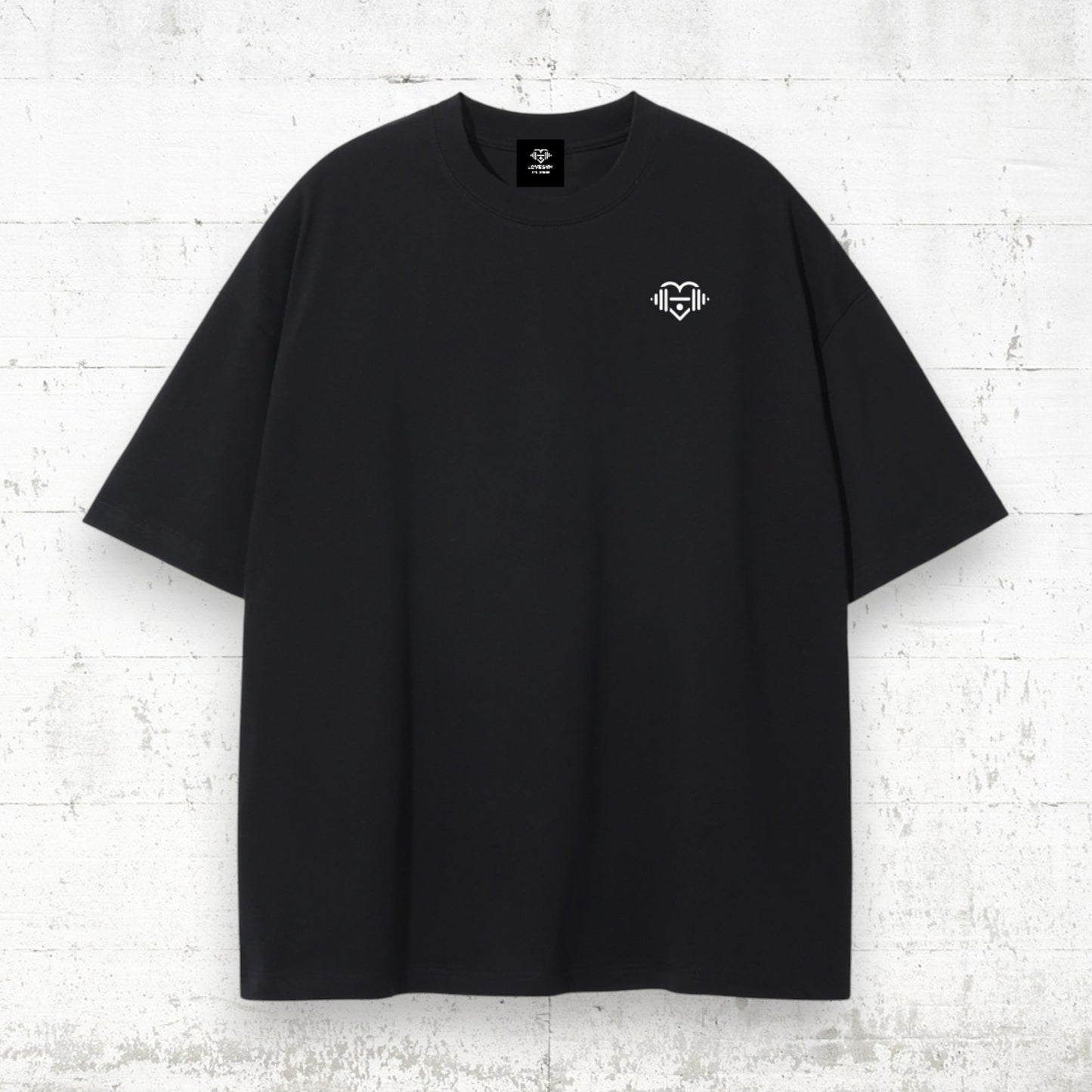 LOVEGYM Oversized Pure Cotton T-Shirt