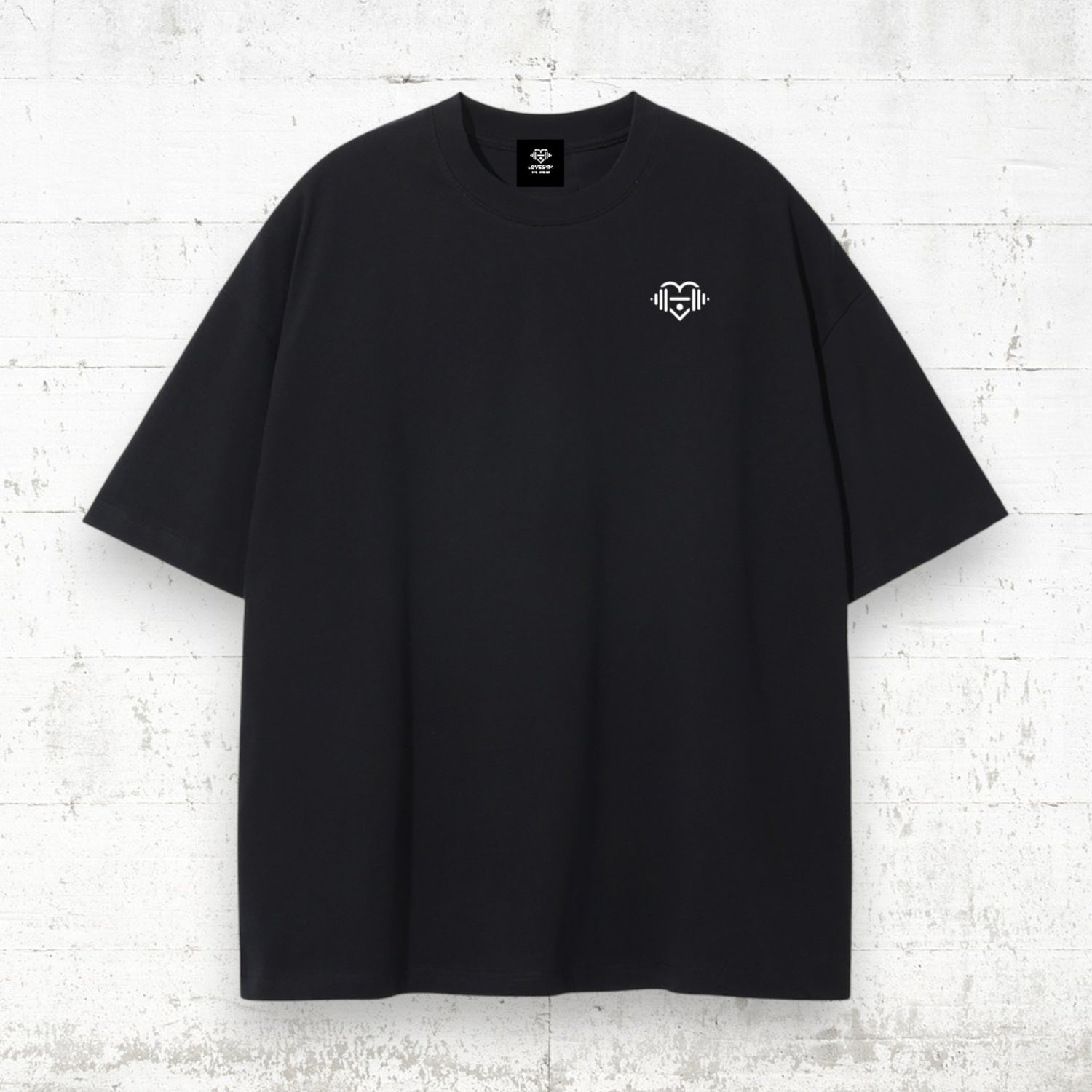 LOVEGYM Oversized Pure Cotton T-Shirt