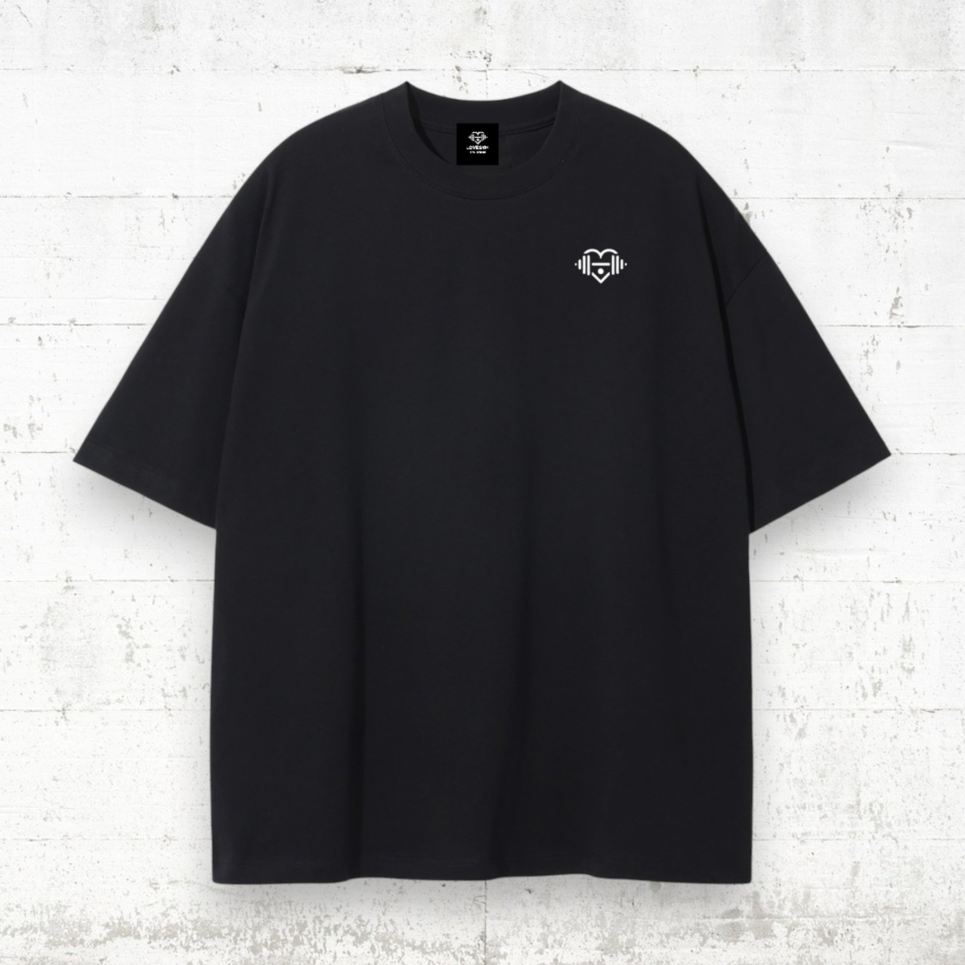 LOVEGYM Oversized Pure Cotton T-Shirt