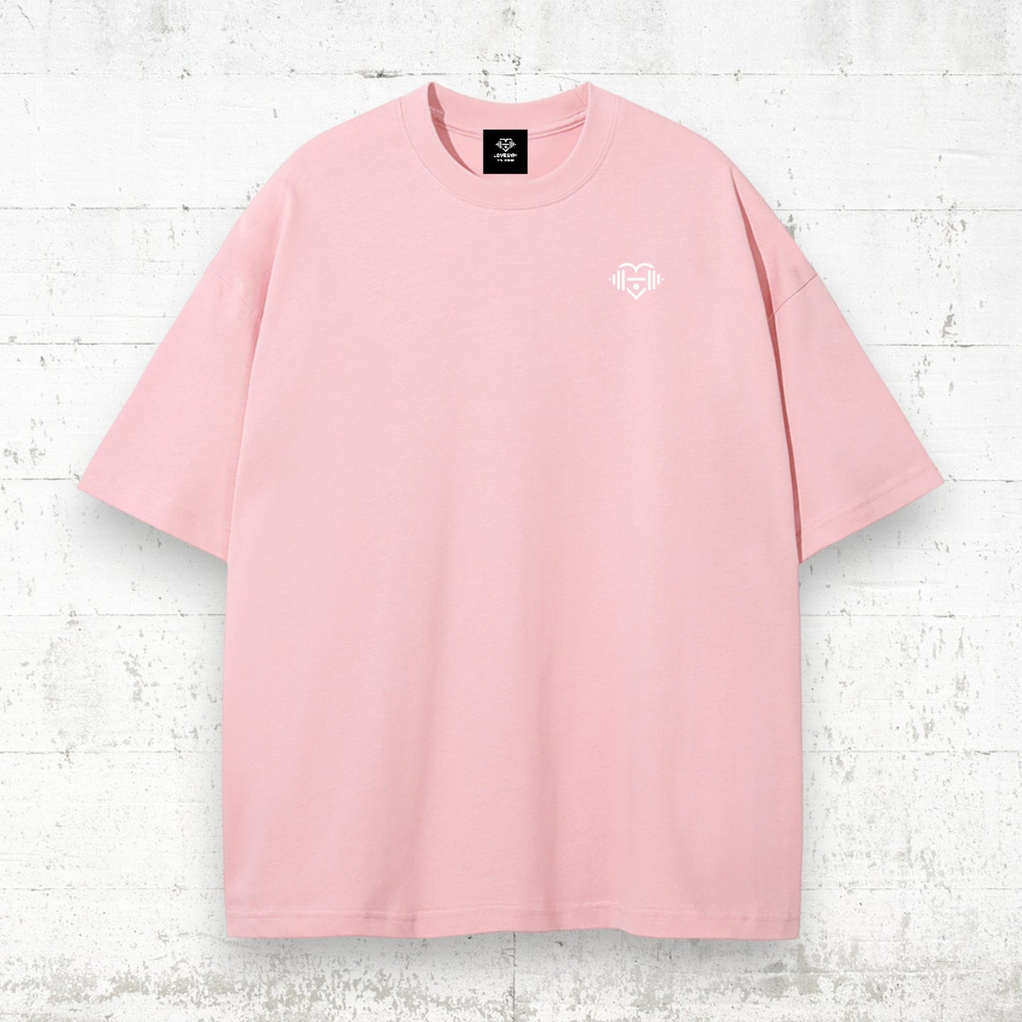 LOVEGYM Oversized Pure Cotton T-Shirt