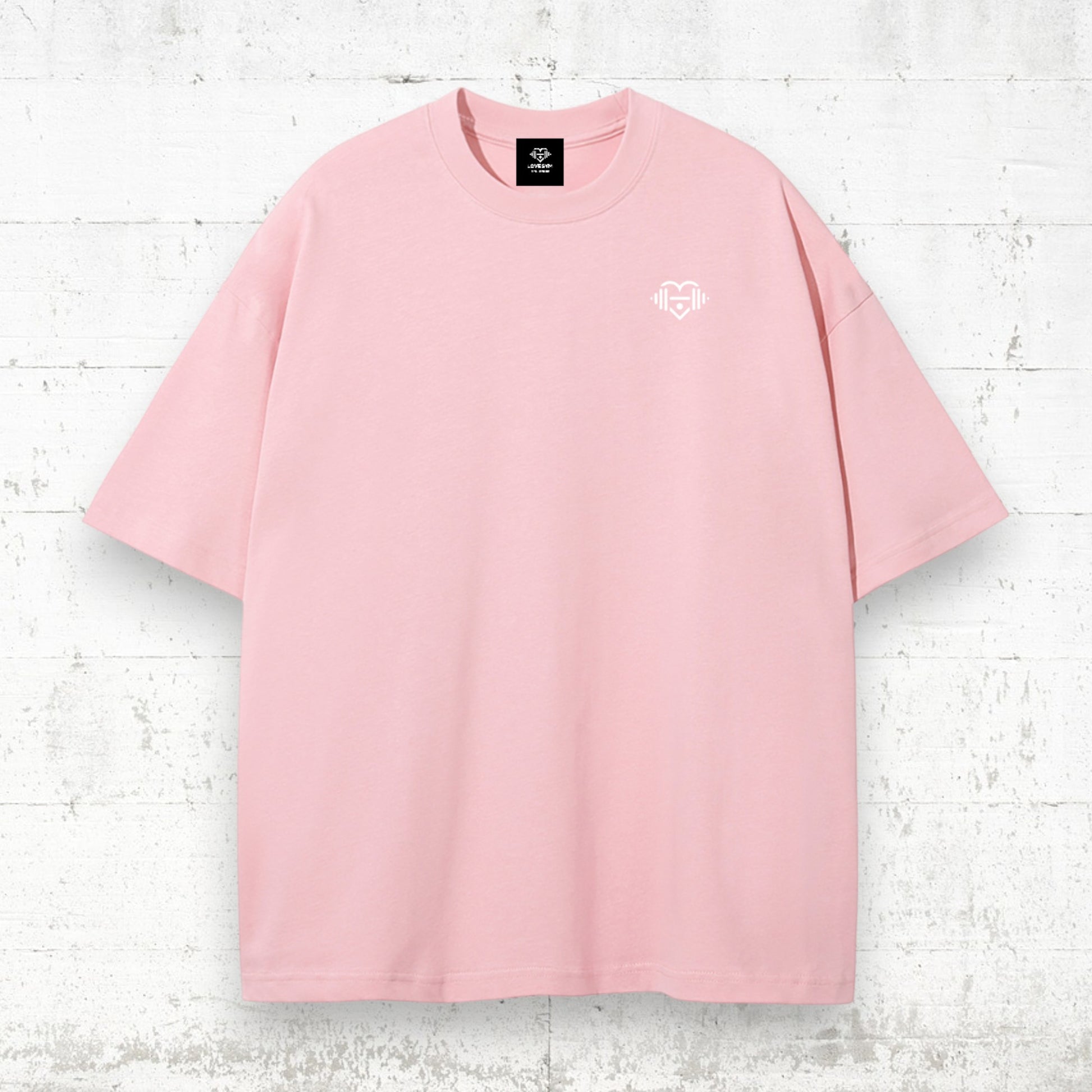 LOVEGYM Oversized Pure Cotton T-Shirt