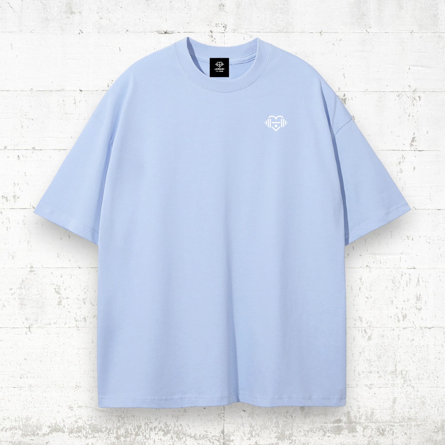 LOVEGYM Oversized Pure Cotton T-Shirt